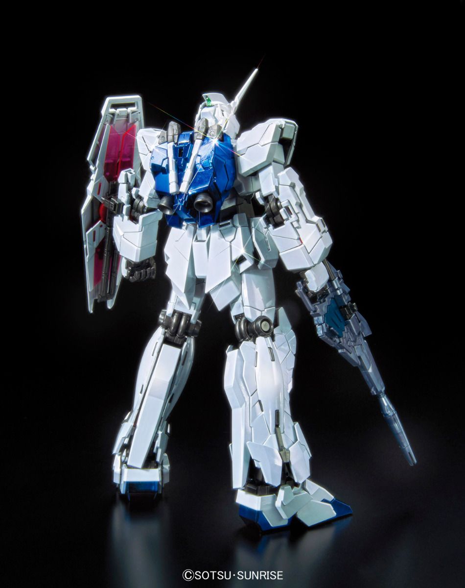 1/100 MG RX-0 Unicorn Gundam (Red or Green Frame Twin Frame Edition) Titanium Finish - Image 11