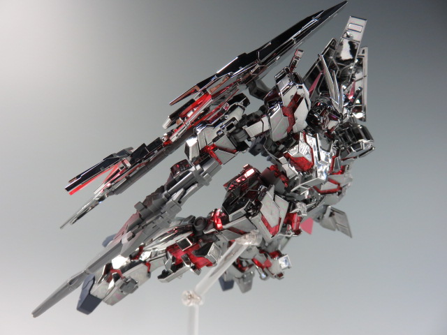 HG RX-0 Unicorn Gundam 03 Phenex type RC (Unicorn Mode) Silver Coating