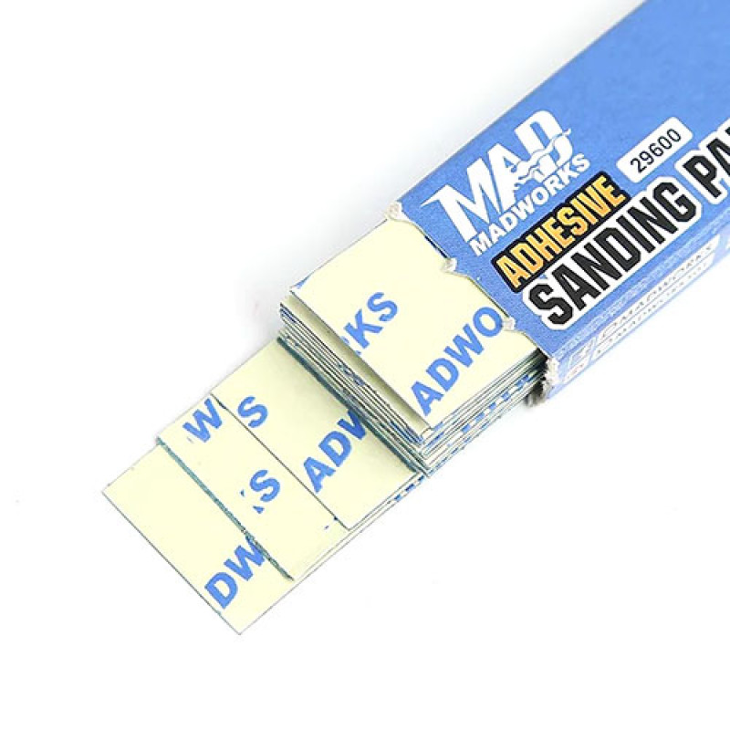 ADHESIVE SANDING PAPER #600 - 20pcs per pack by Madworks