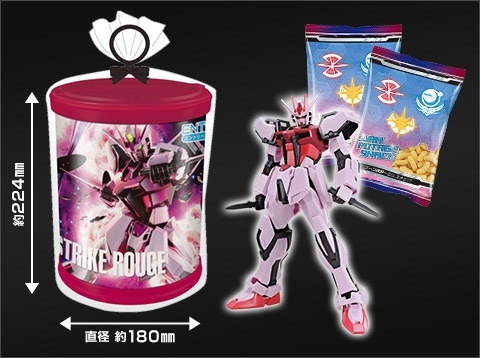 1/144 ENTRY GRADE Strike Rouge - Round Box Gunpla (Equipped with Armor Schneider) - Image 3