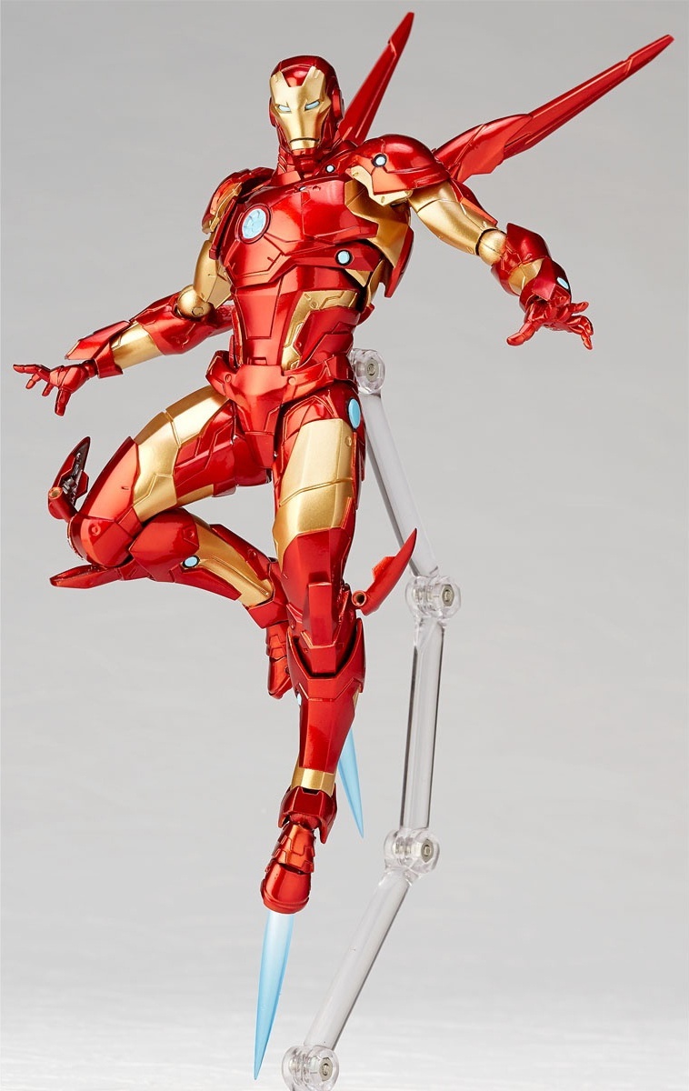 Amazing Yamaguchi Series No.013 Iron Man Bleeding Edge Armor by Kaiyodo - Image 5