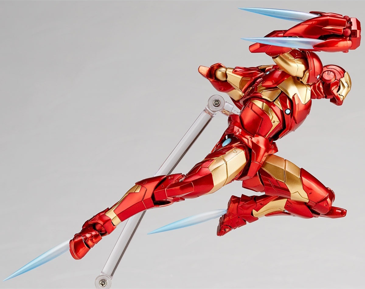 Amazing Yamaguchi Series No.013 Iron Man Bleeding Edge Armor by Kaiyodo - Image 8