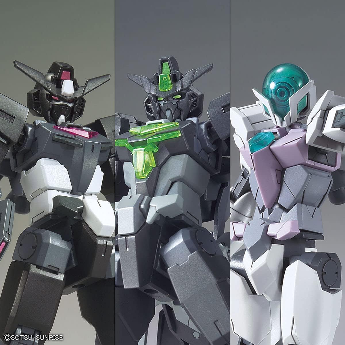Gundam Base Limited:1/144 HG Core Gundam & Core Gundam II & Alscore Gundam Low Visibility Ver. (3 Body Set)