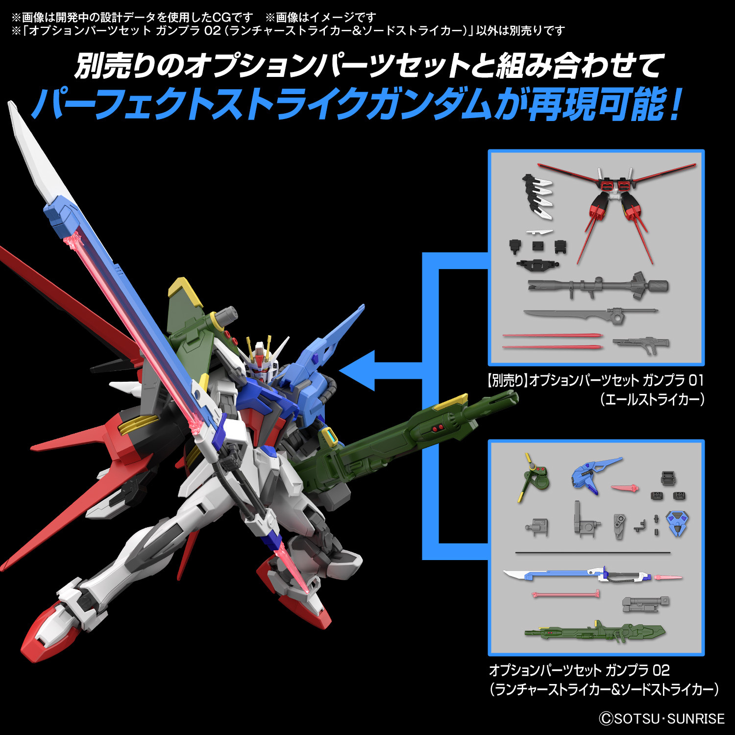 Gundam Option Parts Set Gunpla 02 (Launcher Striker & Sword Striker) - Image 8