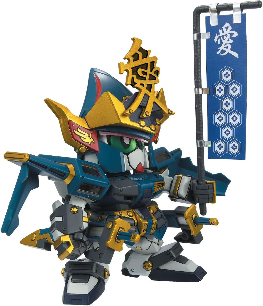 SD Gundam BB Senshi – Naoe Kanetsugu (BB Warrior Sengokuden) – Modellino Giapponese In Plastica Colorata, Nessuna Colla Necessaria – Import Giappone