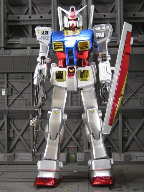 P-Bandai:1/100 MG RX-78-2 Gundam Ver.1.5 Plated Version