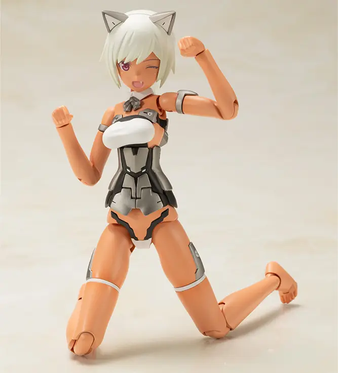 Frame Arms Girl Laetitia Silver Ver. KOTOBUKIYA Bonus item included - Image 13