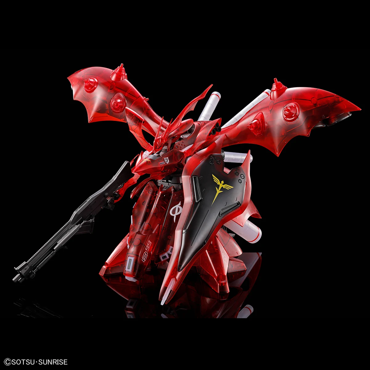 The Gundam Base Fukuoka limited: 1/144 HGUC Nightingale [Clear Color]