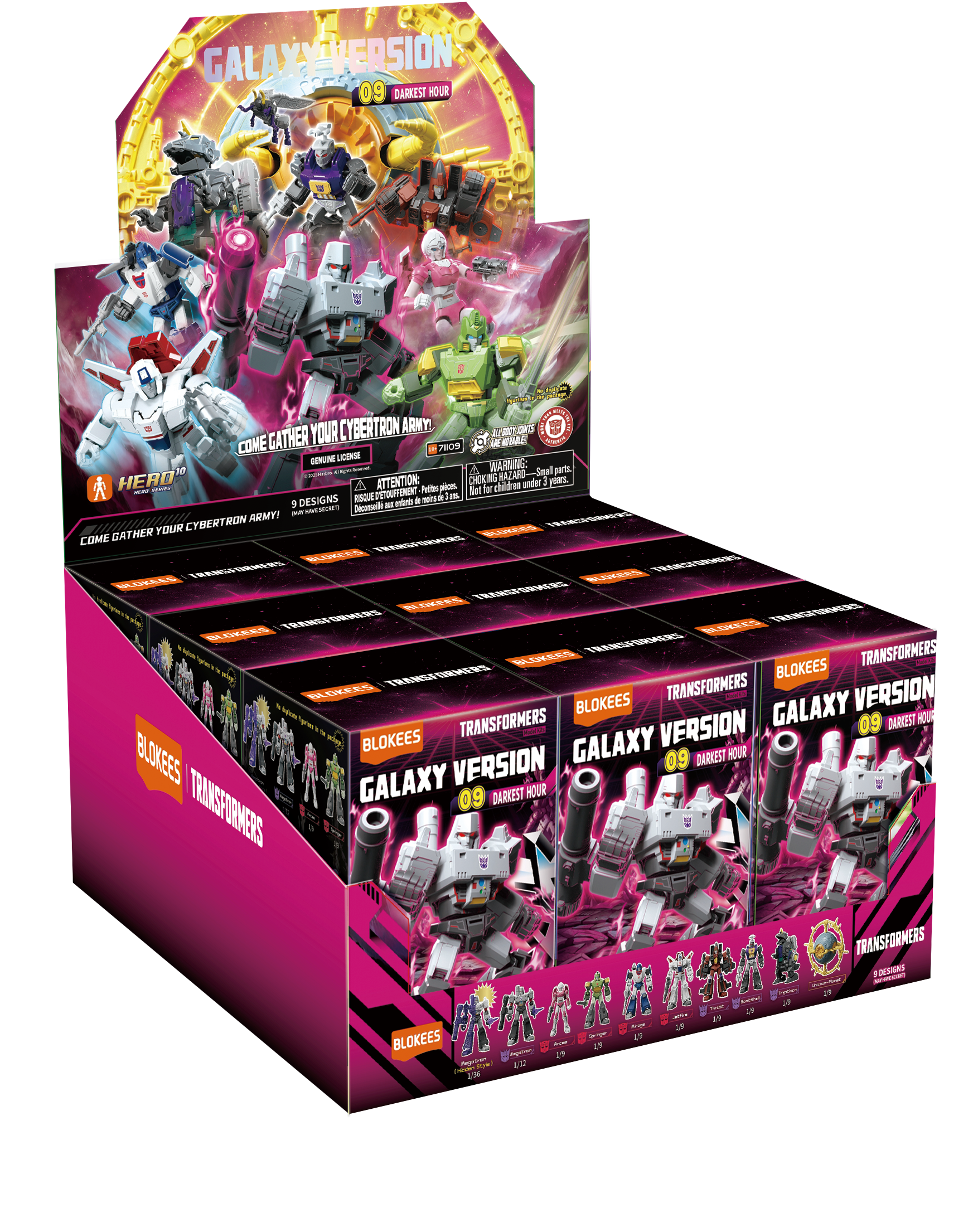 Blokees Transformers Galaxy Version 09 - Darkest Hour Blind Box (June 2026 Release)