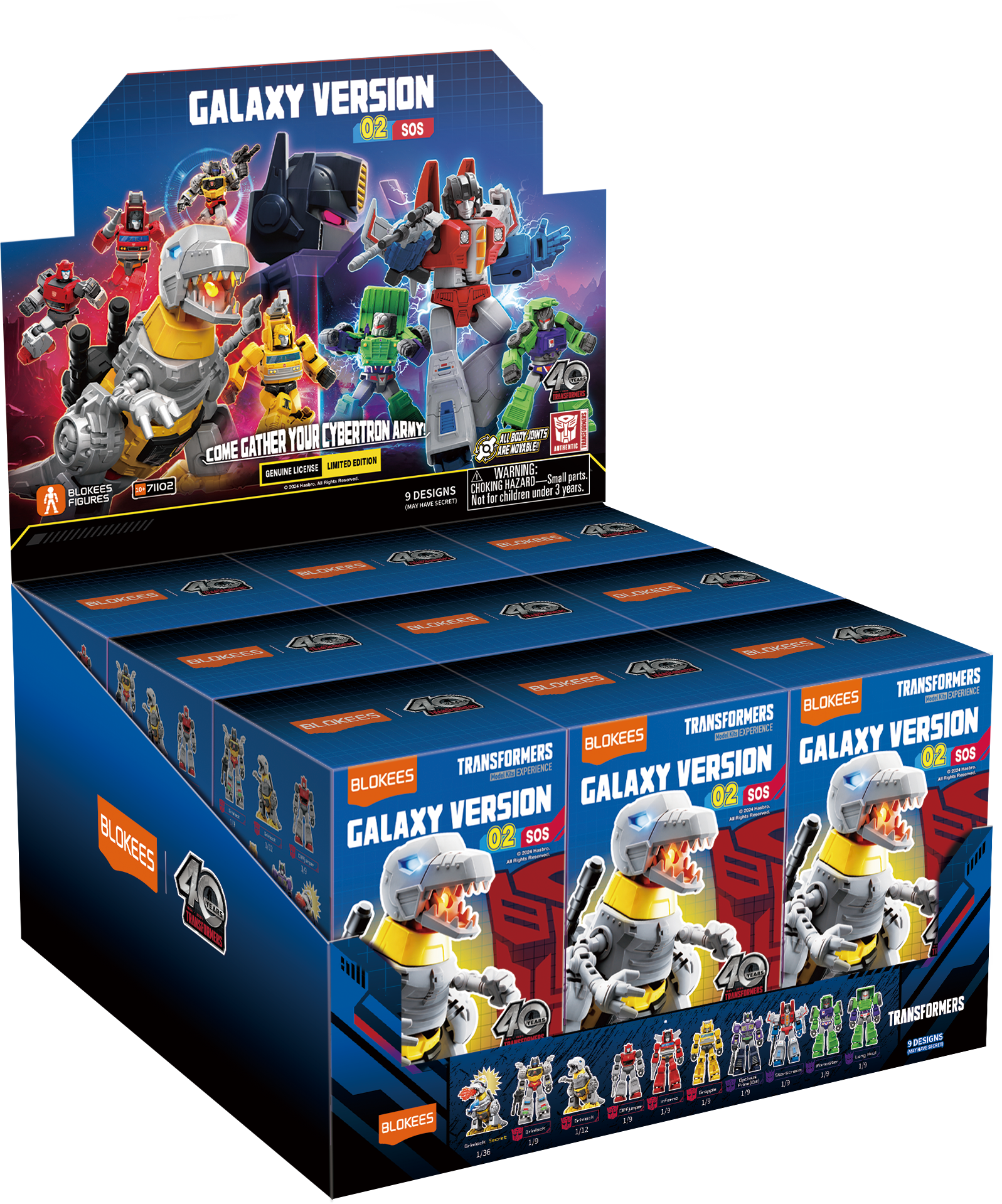 Blokees Transformers Galaxy Version 02- SOS Blind Box (June 2026 Release)