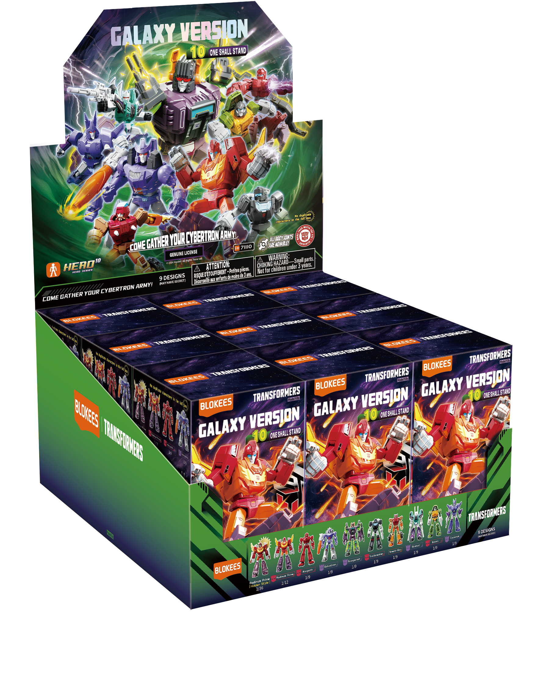 Blokees Transformers Galaxy Version  GV10 - Till all are one Blind Box (June 2026 Release)