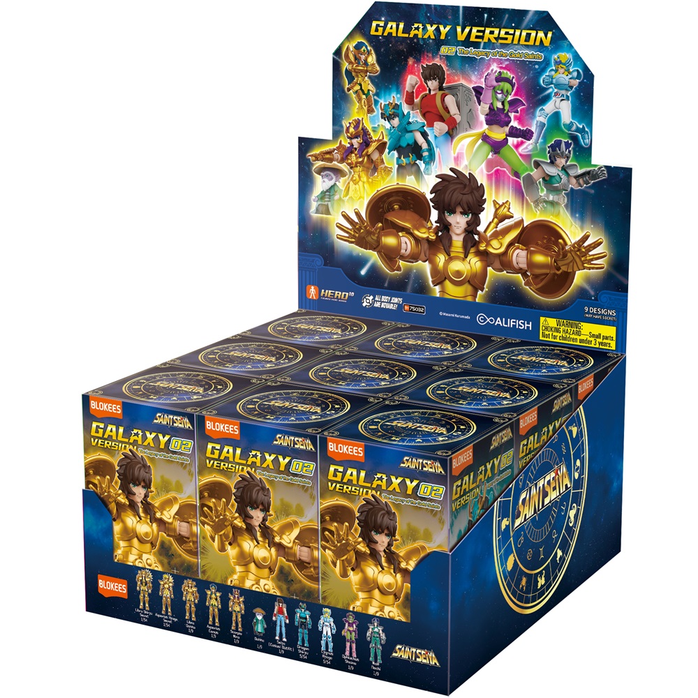 Blokees Figures PDQ (9 in 1) - Saint Galaxy Version 02 - The Legacy of the Golden Saints (Blind box) (June 2026 Release)