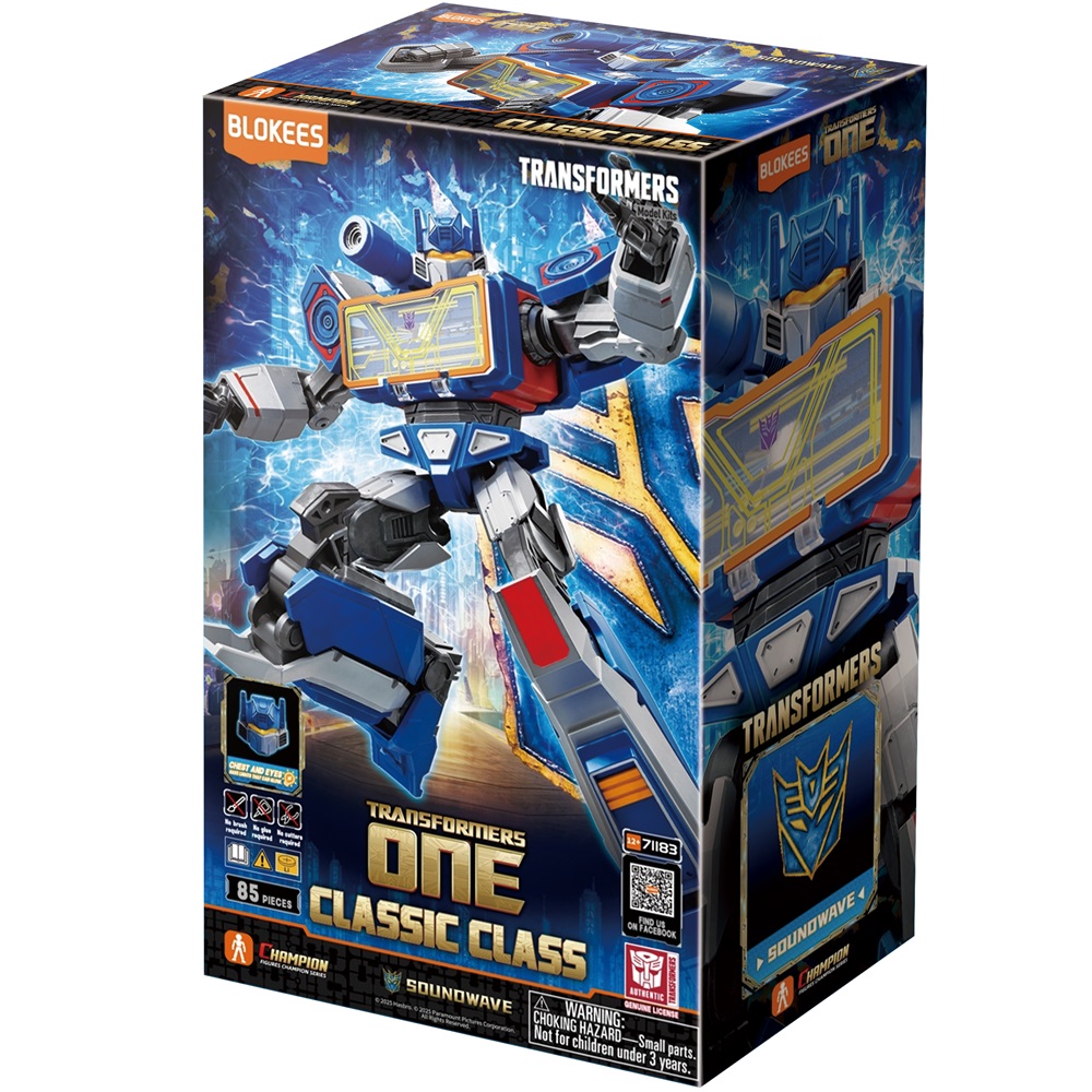 Blokees Transformers Figures - (Model Kit) Classic Class17 - Movie8 SOUNDWAVE (June 2026 Release)