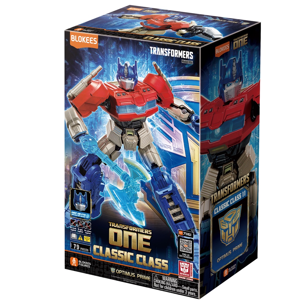 Blokees Transformers Figures - (Model Kit) Classic Class 11 - One Optimus Prime (June 2026 Release)