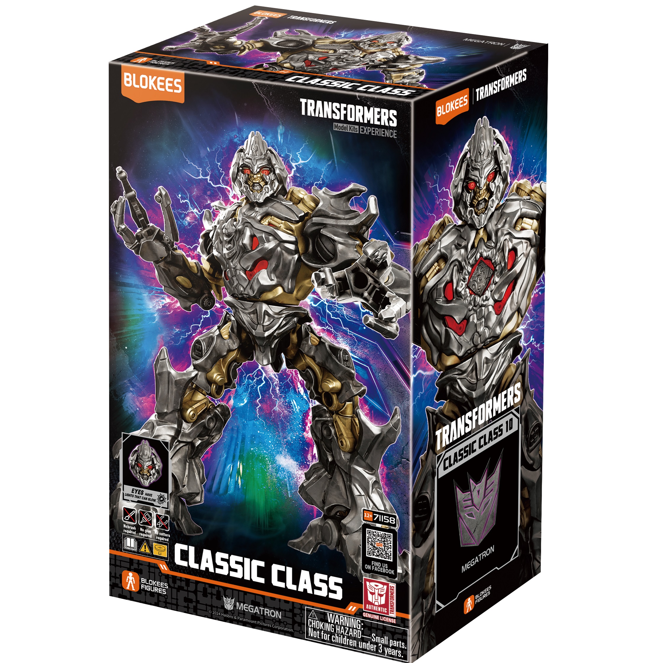 Blokees Transformers Figures - (Model Kit) Classic Class 10 - Megatron(2007 Movie) (June 2026 Release)