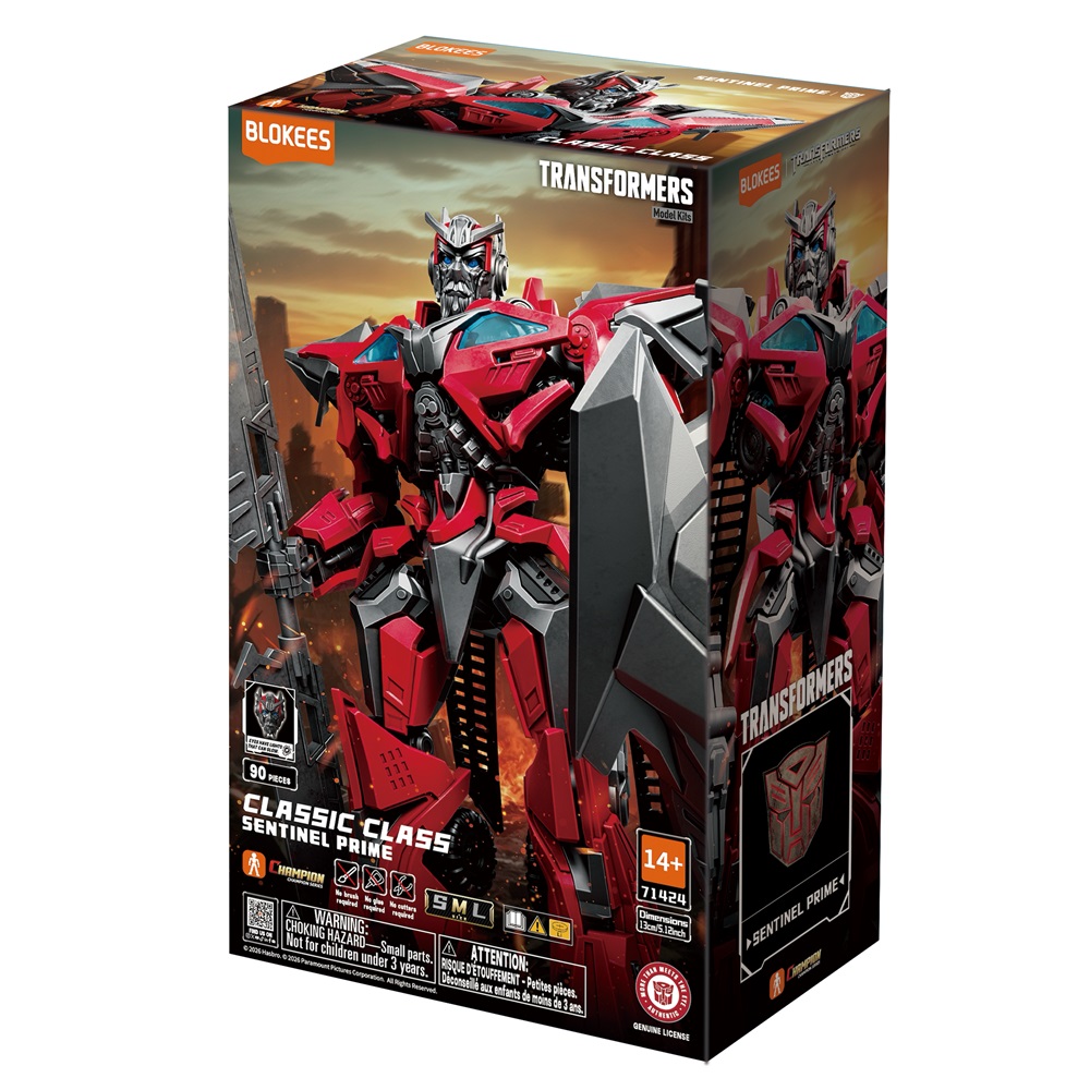 Blokees Transformers Figures - (Model Kit) Classic Class 24 - Sentinal prime (June 2026 Release)