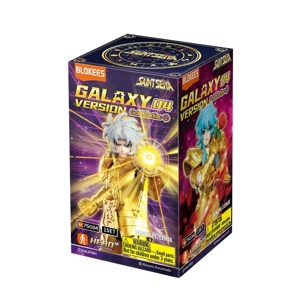 Blokees Figures PDQ (9 in 1) - Saint Seiya- Galaxy Version(GV) 04- Gold Zodiac (Blind box) (June 2026 Release)